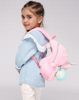 Mochila De Peluche De Dibujos Animados Para Niñas Estilo De Moda Para Estudiantes De Primaria Y Secundaria Mochila Escolar Con Estampado De Unicornio - details 10