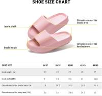 Zapatillas Cómodas Para El Hogar y La Ducha Chanticlas de Verano Antideslizante Rosa Negro - details 1