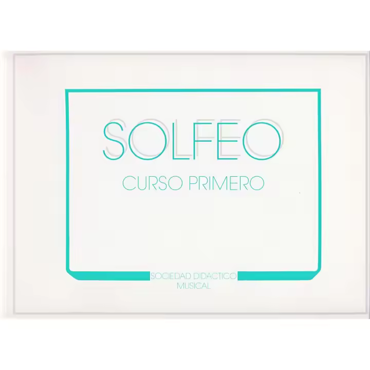 SOCIEDAD DIDACTICO MUSICAL-Curso de Solfeo Vol.1 (Apaisado) - 1