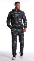 Conjunto De Deporte Para Hombre Dos Piezas Casual Jogging Cálido Transpirable Militar Táctico Con Sudadera Y Pantalones - details 2