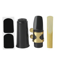 Mandíbula De Saxofón Alto Tenor Soprano Plástico Con Tapa Y Hebilla De Metal Requinto Dental De Madera Instrumento Accesorios - details 1