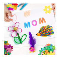 Juego de Manualidades DIY para Niños, Caja Ajustable y Portátil, Incluye Palitos de Chenilla Coloridos y brillantes, más de 1500 Piezas - details 8