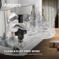 AREBOS Fresadora Electrica Profesional 1200W Caja 12 Fresas - details 19