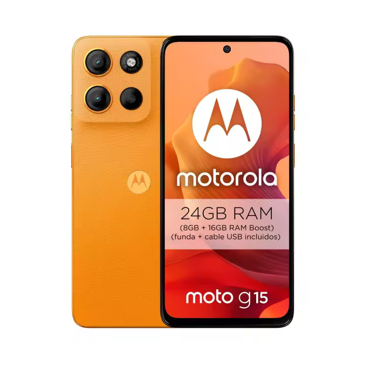motorola moto G15 4G Orange / 8+256GB / 6.72" Full FHD+ - 1