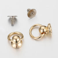 20 Piezas De Metal Con Anillo O Y Tornillos Redondos Para Manualidades Y Decoración De Fundas De Teléfono Accesorios De Joyería - details 6