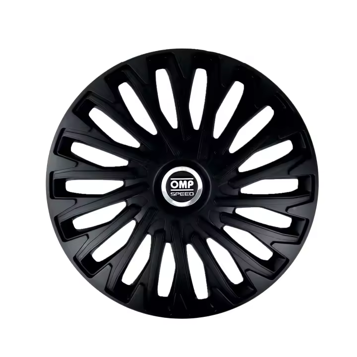 OMP SPEED JUEGO DE 4 TAPACUBOS STINGER COLOR NEGRO 15 PULGADAS - 1