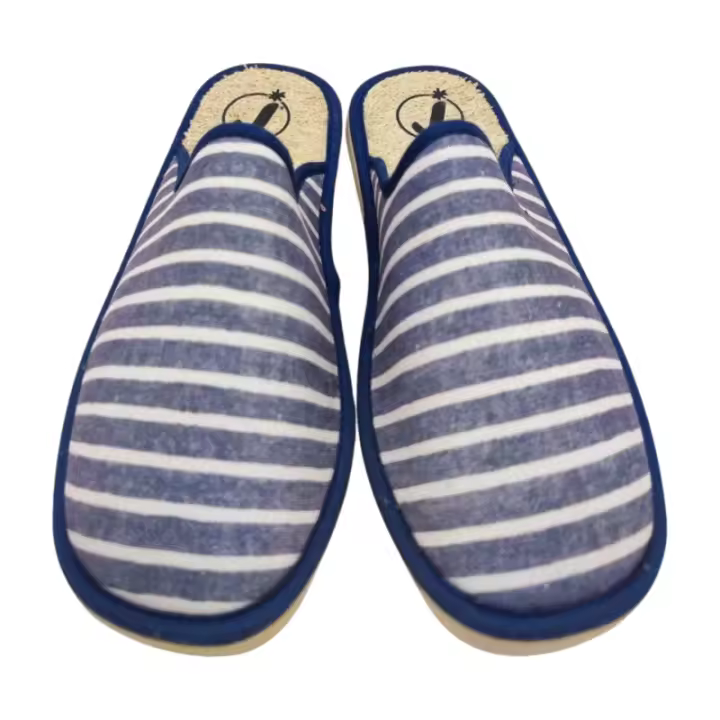 Zapatillas de casa para hombre de verano con puntera cerrada ,especial para parquet y suela antideslizante. - 1