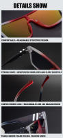 Gafas De Sol Polarizadas Para Ciclismo Unisexo Lentes De Polímero Altura 55mm Ancho 145mm Material TR-90 Color Multi Para Deporte Al Aire Libre Montañismo Bicicleta De Carretera - details 4