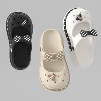 Zapatillas De Plataforma Casual Para Mujer Casuales Con Lazo Decorativo Diseñador Comodidad Interior EVA Talla Unisex Estilo De Moda Verano - details 10
