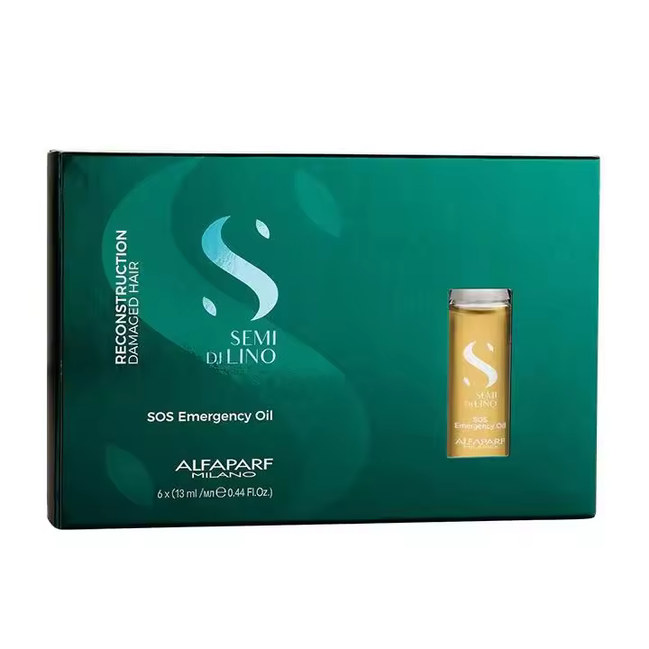 SEMÍ DÍ LÍNO RECONSTRUCTION SOS EMERGENCY OIL FOR DAMAGED HAIR 6 X 13 ML - 1