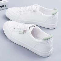 Nuevos Zapatos Deportivos Para Mujer, Zapatillas Vulcanizadas, Primavera Otoño, Zapatos Planos Transpirables, Zapatos Casuales Blancos Para Mujeres Jóvenes - details 2