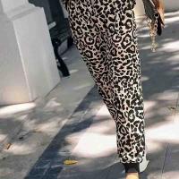 Conjunto De Pantalones Sueltos Con Estampado De Leopardo Para Mujer Elegante Verano Dos Piezas Traje Conjunto De Ropa Para Mujer De Mediana Edad - details 3