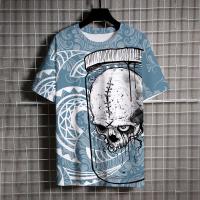 Camiseta Hombre 2024 Divertida Con Impresión 3D Estilo Oscuro Y Demonio Sobrio Camiseta Corta De Verano T-Shirt Personalizable Oversize - details 7