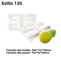 Molde De Galletas De Silicona SHENHONG Con Diseño De Frutas Mousse De Naranja Manzana Pera Mango Durazno Herramientas De Decoración De Postres - details 15