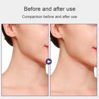 20pcs Cinta De Levantamiento Facial Y Cuello Adhesivos Invisibles Para El Cuello Con Bandas Elásticas Reemplazo De Cintas De Levantamiento - details 4