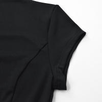 Vestido A-LINE De Moda Para Mujer Elegante Fiesta Verano Manga Corta Negra Mini Vestido Casual Streetwear Clubwear Sexy Slim Para Dama - details 15