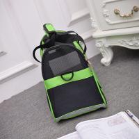 Bolsa para mascotas resistente al desgaste mochila de viaje para gatos y perros bolsa de mensajero Portátil Bolsa de caja de malla de plástico transpirable de mano - details 1