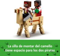 Pirata de Juguete con Figuras de Animales Pez, Calamar, Camello y Minifigura de Piratas + 8 Años Lego 21259 - details 2