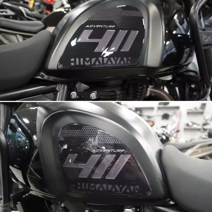 Pegatinas Decorativas y Protectores Laterales para Depósito de Moto compatibles con Royal Enfield Himalayan 411 - 1