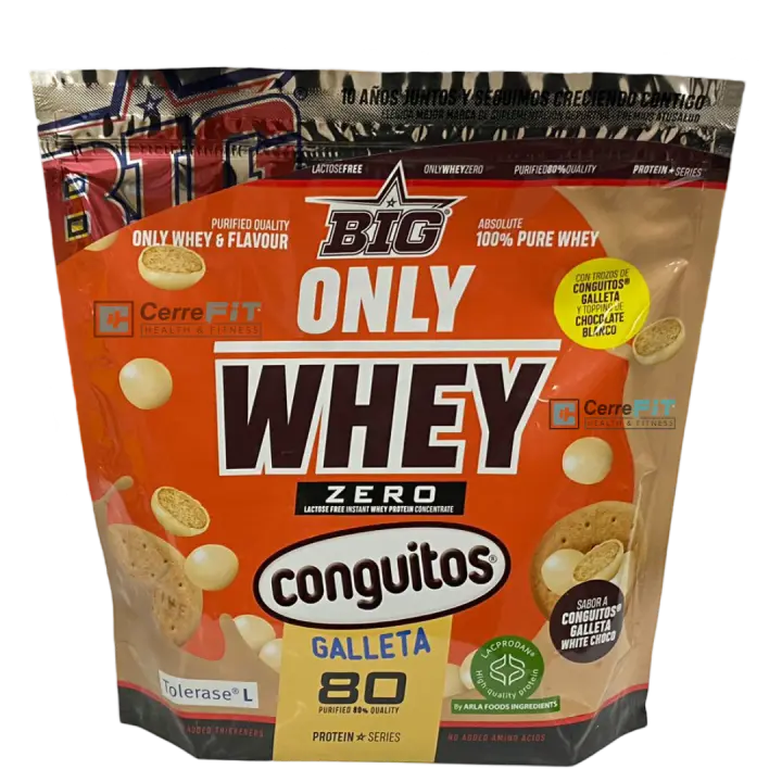 Only Whey Zero 250g - Big / sin lactosa / baja en grasas / deliciosa - 1