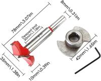 Localizador de plantilla de perforación de Bisagra ajustable de 35 mm Herramienta auxiliar de instalación de perforación de Bisagra Posicionador de Bisagra Guía de perforación de orificios de Bisagra Localizador - details 0