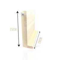 MINOKUA - Atríl Porta Libros de Madera de Pino 25x28 Cm - Ideal para Leer, Estudiar, Cocina, Tablets - details 2