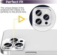 3Pcs Protector De Lente De Cámara Con Brillo Para iPhone 15 14 13 11 pro Max plus iPhone 12 13 11 pro Max Vidrio Templado - details 2