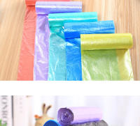 5 Rolls De 100 Pcs Bolsas De Basura Desechables Para El Hogar Uso Doméstico Bolsas De Almacenamiento De Cocina Bolsas De Limpieza De Residuos Plásticas - details 1