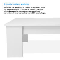 Mesa de Centro Elevable Nyana Home | Mesa Multifuncional con Almacenaje Oculto | Tapa Superior Elevable | Salón Cuarto de Estar | Fácil Apertura | Bisagras Metálicas | Funcional y Versatil - details 1
