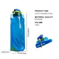 Bolsa De Agua Plegable Ultra Ligera De 700ml Para Deportes Al Aire Libre Y Camping Con Manija Y Ganchillo Utensilio De Cocina Para Adultos - details 1
