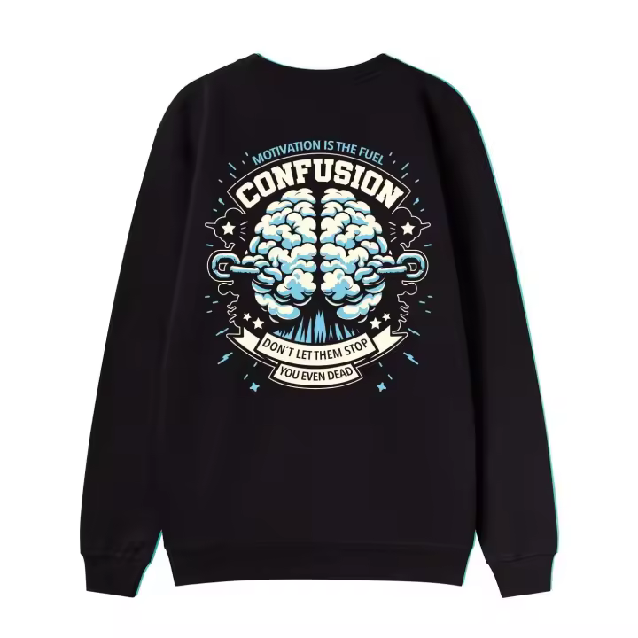 EVEN DEAD BLACK CREWNECK - 1