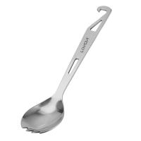 Lixada Cuchara De Acero Inoxidable Con Mango Largo Y Abrebotellas Para Exterior Plataforma De Alimentos Para Viajes Y Camping - details 9
