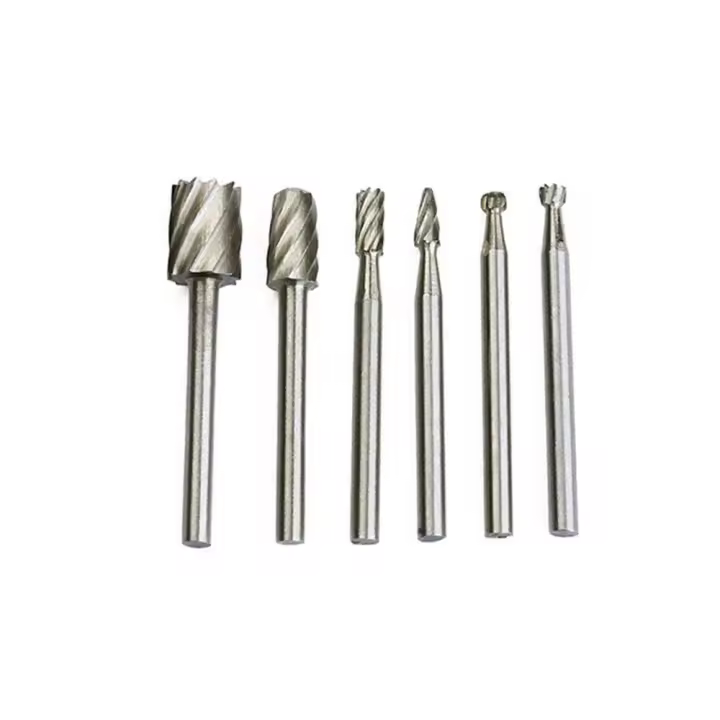 Brocas De Carburo De Titanio Shank Para Taladro Eléctrico Herramientas Rotativas Dremel Para Metal Milling Cutter Y Carpintería - 1