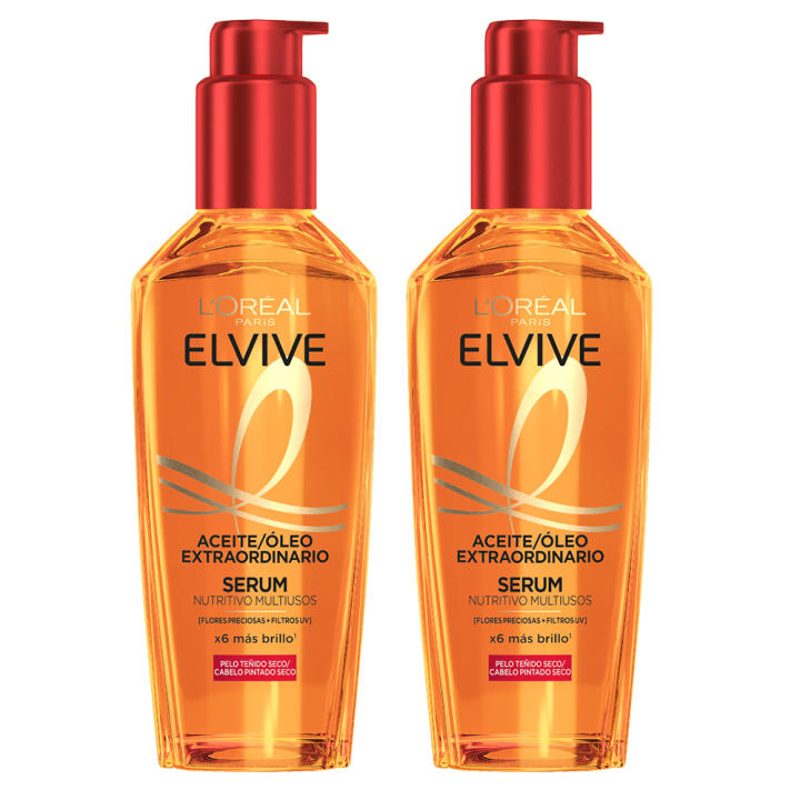 L'Oréal Paris | Rutina Elvive Color Vive Recarga Ecopack de Champú, Mascarilla, Champú, Acondicionador o Aceite Protector Para Pelo Teñido