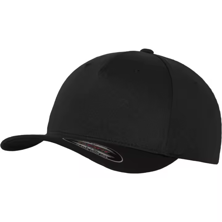 Brandit Gorra Flexfit 5 Panel Negro Unisex Adulto - 1