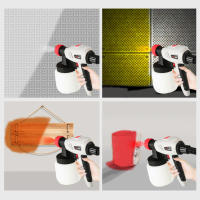 800ML Detachable Power Electric Paint Sprayer Furniture Steel Coating Airbrush Home&Outdoors Latex Paint Spray Gun - details 4
