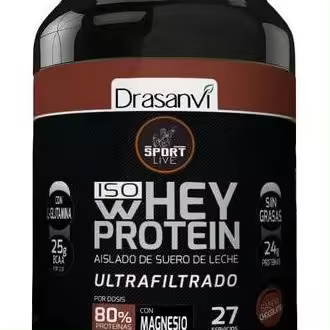 Drasanvi Whey Protein Aislado Doble Chocolate 800G - 1