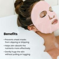 Máscara De Silicona 3D Para Cuidado Facial Reutilizable Herramienta De Firmeza Facial Máscara Fija Para Hidratación De La Piel - details 5