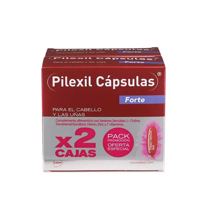 Pilexil Forte Capsulas para Evitar la Caída de Cabello - Pack 2 Env - 1