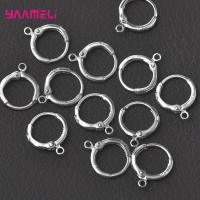 20PCS Componentes De Moda Para Pendientes En Plata De Ley 925 Con Marcado Joyería Accesorios Para Manualidades DIY - details 1