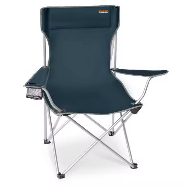 Pinguin Silla Fisher Folding Plateado Sillas - 1