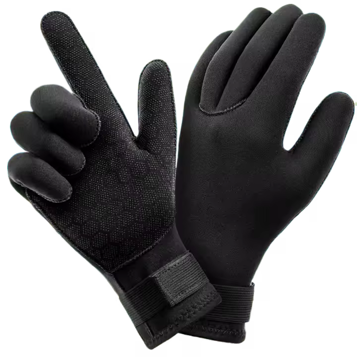 Guantes de buceo para surfear, traje de neopreno térmico antideslizante Flexible de 3mm para pesca submarina, natación y Rafting - 1