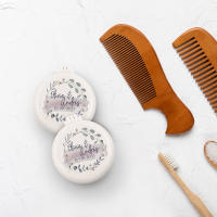 RegaloVip.es - PACK Espejos Peine Multicolor para Regalos de Comuniones, Bautizos y Bodas - Accesorios de Belleza Personalizados y Portátiles para el Bolso, Decoración, Estilo, Belleza, Único y Original. - details 1