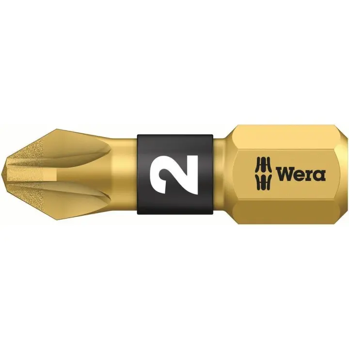 Wera 855-1 BDC Puntas Pozidriv, PZ 2 x 25 mm - 1