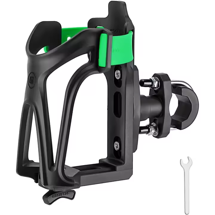 Portabotellas para Bicicleta Portavacos para motorceta-Tamaños de Botella-Moto-Verde - 1