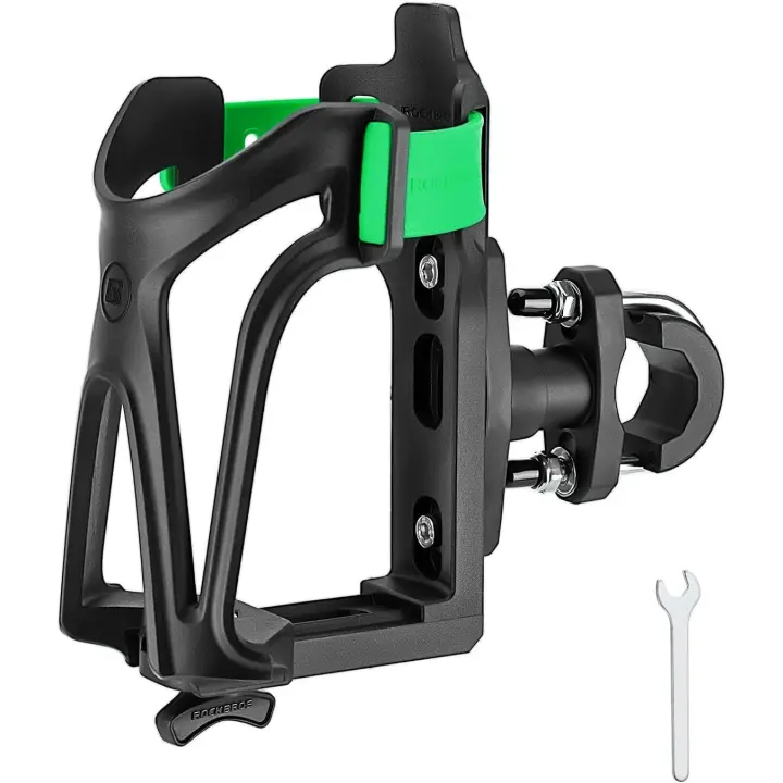 Portabotellas para Bicicleta Portavacos para motorceta-Tamaños de Botella-Moto-Verde - 1