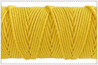 Cordón De Algodón Colorido Para Macramé 3mm 100% Hecho a Mano Decoración Bohemia Para Hogar Y Boda 110 Yardas Tejido Trenzado Eco-amigable - details 6
