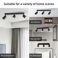 Lámpara Colgante LED Rotativa Multihead GU10 Para Techo Luz De Punto Para Sala De Estar Cocina Dormitorio Moderna Y Eficiente - details 24
