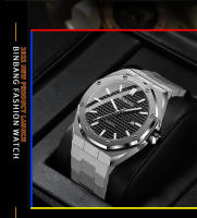 Reloj De Pulsera De Cuarzo BinBond 0233 Para Hombre Con Anillo Decorativo De Acero Inoxidable Y Banda Octogonal De Moda Y Negocios - details 17