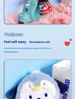 Muñeco De Peluche Aoger 20cm Pingüino Cool Serie Cinnamoroll Muñeco De Peluche Lindo Regalo Para Festivales Kawaii Para Niños - details 2